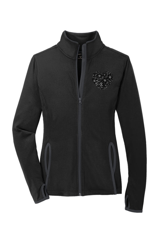 LéRev Womens Sport-Wick Contrast Jacket