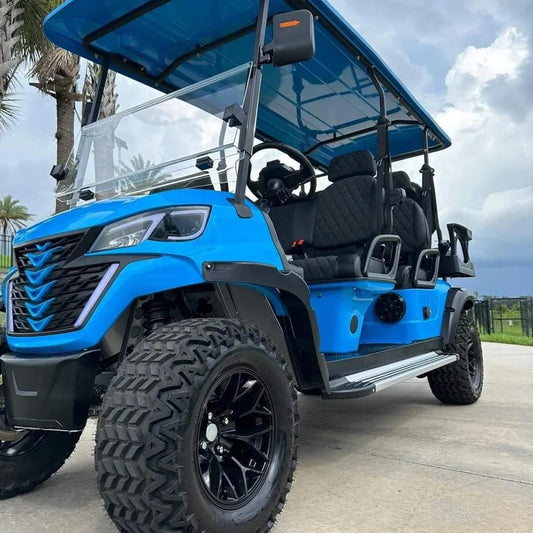 2025 REVO E4X 60V Lithium Electric Lifted Luxury Golf Cart